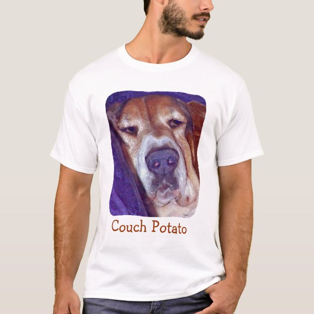 T-shirt Benny Basset Hound (Devant)