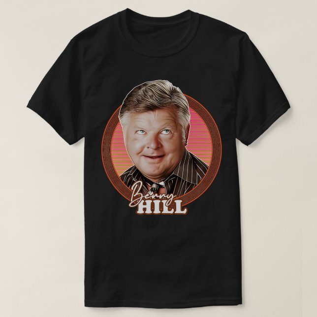 T-shirt Benny Hill les années 70 Retro Fan Design 1 (Design devant)