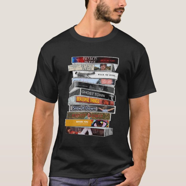 T-shirt Benson Boone Bande Cassette (Devant)