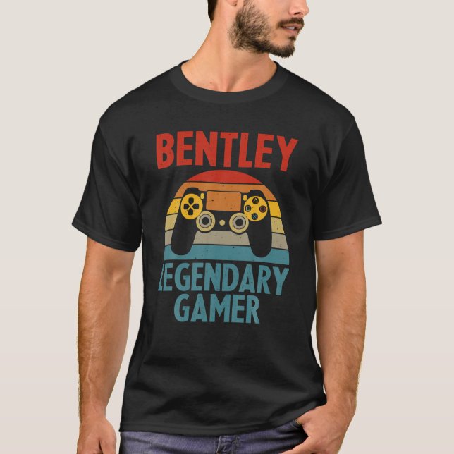 T-shirt BENTLEY Nom cadeau Personnalisé Funny Gaming Geek  (Devant)