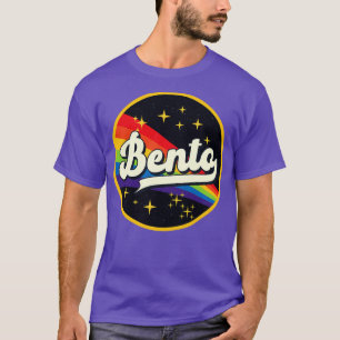 T-shirt Bento Arc En Arc Dans L'Espace Style Vintage