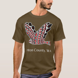 T-shirt Benton Comté Faucon rouge Oiseau amérindien o