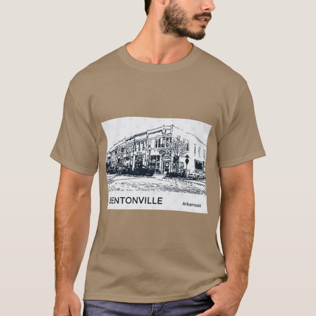 T-shirt Bentonville Arkansas 2 (Devant)