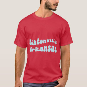 T-shirt Bentonville Arkansas ondulé