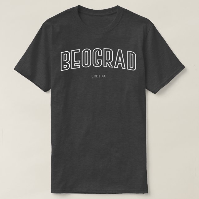 T-shirt Beograd Srbija SRB Serb  (Design devant)
