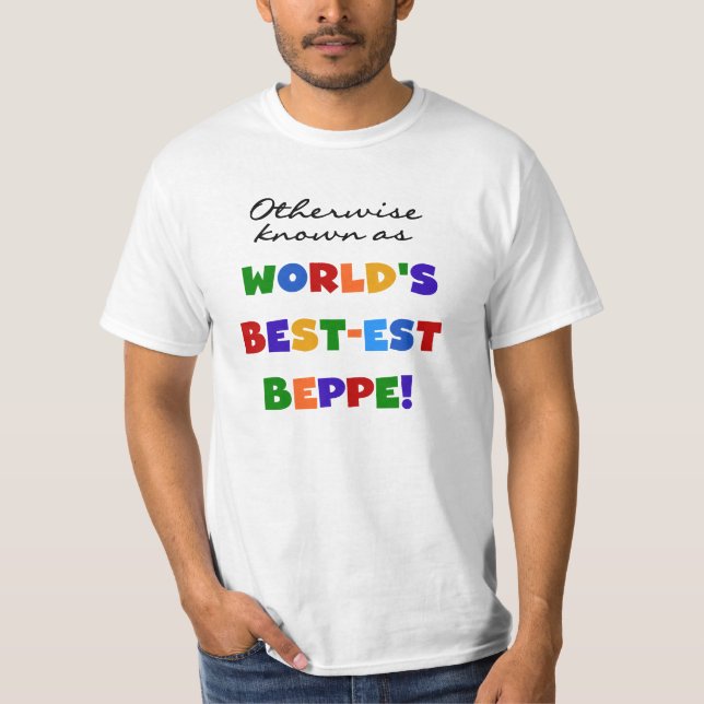 T-shirt Beppe le plus connu (Devant)