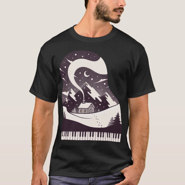 T-shirt Berceuse d'hiver (Devant)