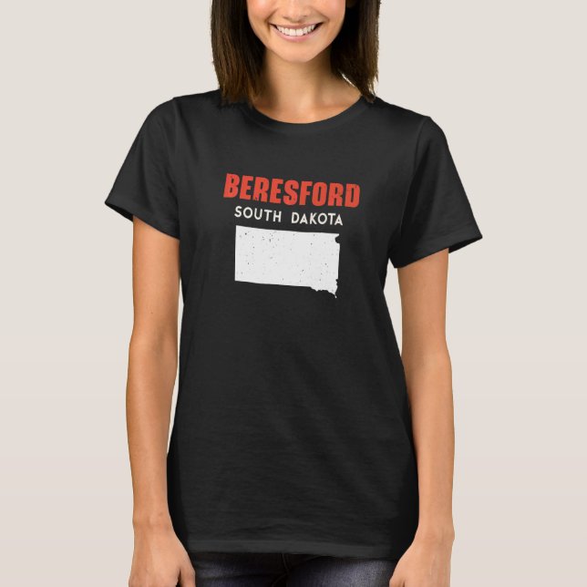 T-shirt Beresford South Dakota USA State America Travel So (Devant)