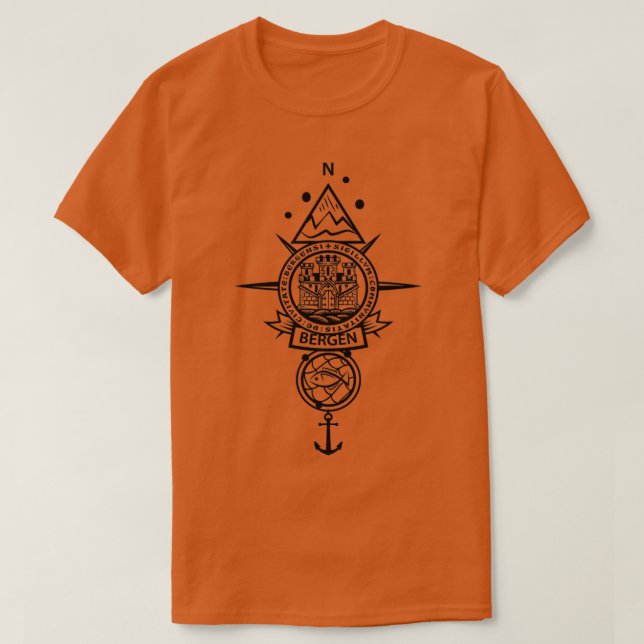 T-shirt bergen (Design devant)