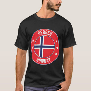 T-shirt Bergen, Norvège Ville