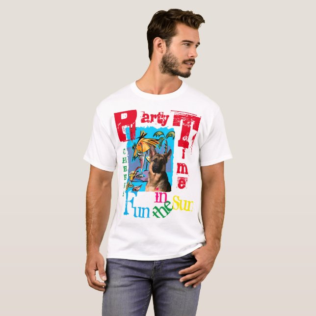 T-shirt Berger Allemand (Devant entier)