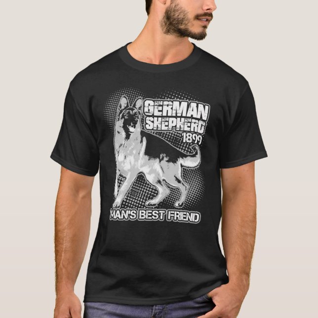 T-shirt Berger Allemand 1899 Homme S Meilleur Ami (Devant)
