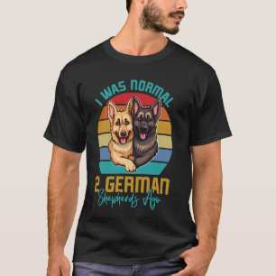 T-shirt Berger Allemand 2 BERGERS ALLEMANDS AGO Drôle