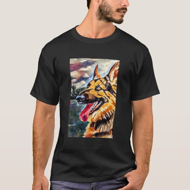 T-shirt Berger allemand alsacien (Devant)