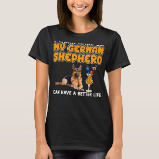 T-shirt berger allemand berger allemand &quot je travaille
