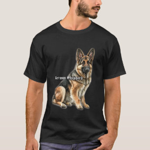 T-shirt Berger allemand chien policier K-9