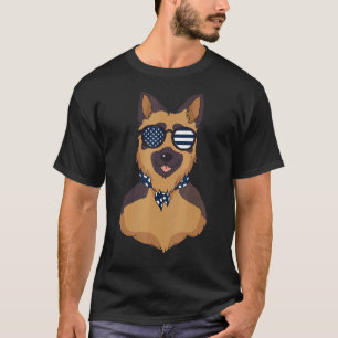 T-shirt berger allemand chiens militaires américains K9 po
