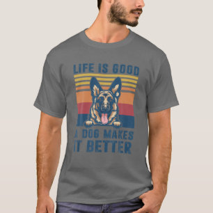 T-shirt Berger Allemand Dons Chien Drôle Chien Drôle Papa 
