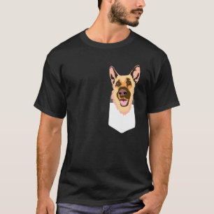 T-shirt Berger Allemand En Animal De Poche