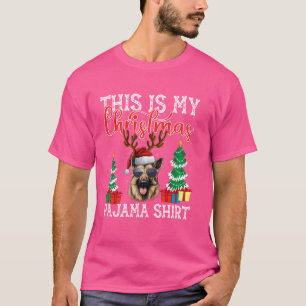 T-shirt Berger Allemand Famille de Noël Matching Funny Xm