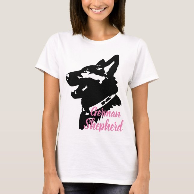 T-shirt berger allemand femme (Devant)