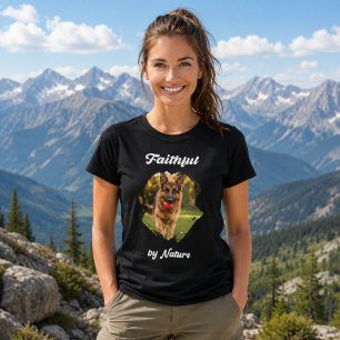 T-shirt Berger Allemand GSD Photo Fidèle de Nature