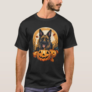 T-shirt Berger allemand Halloween
