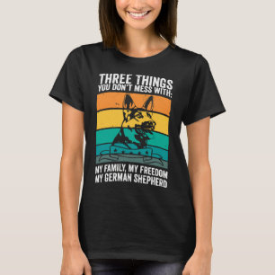 T-shirt Berger Allemand I Freedom I Trois Choses Que Tu Ne