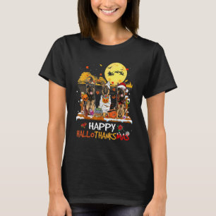 T-shirt Berger Allemand Joyeux Hallothanksmas Halloween Th