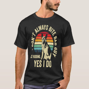 T-shirt Berger allemand K9 Police Chien application de la 