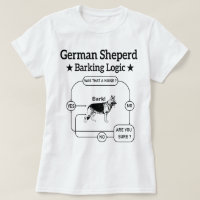 Berger allemand logique d'écorce Drôle chien Sarca