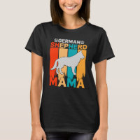 Berger allemand MAMA, Brown bleu sur Dames noir