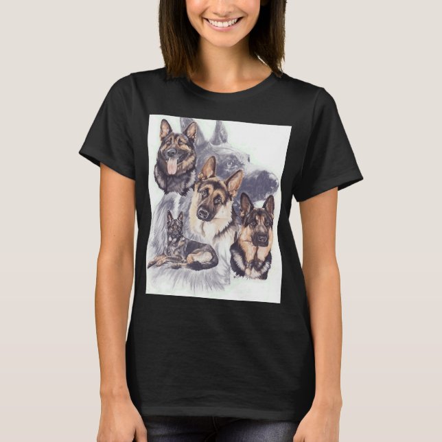 T-shirt Berger allemand Medley (Devant)