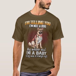 T-shirt Berger allemand mignon