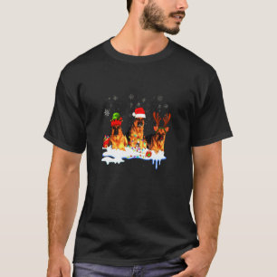 T-shirt Berger allemand mignon Noël