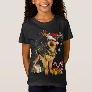 T-Shirt Berger allemand Noël Chien renne Drôle Noël