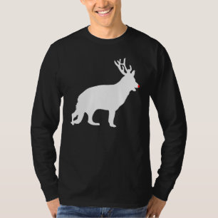 T-shirt Berger Allemand Noël Renne Andouillers Noël
