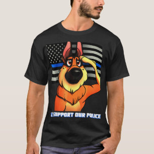 T-shirt Berger Allemand Notre Police K9 Salute