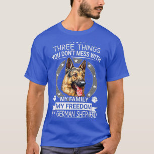 T-shirt Berger allemand Nouveauté Chien Trois choses Vous