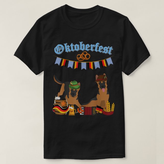 T-shirt Berger allemand Oktoberfest (Design devant)