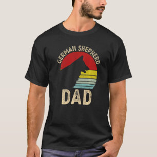 T-shirt Berger allemand papa Chien de la Fête des pères he