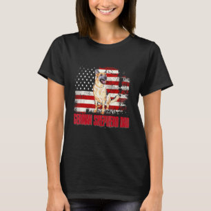 T-shirt Berger allemand papa drapeau américain 4 juillet c