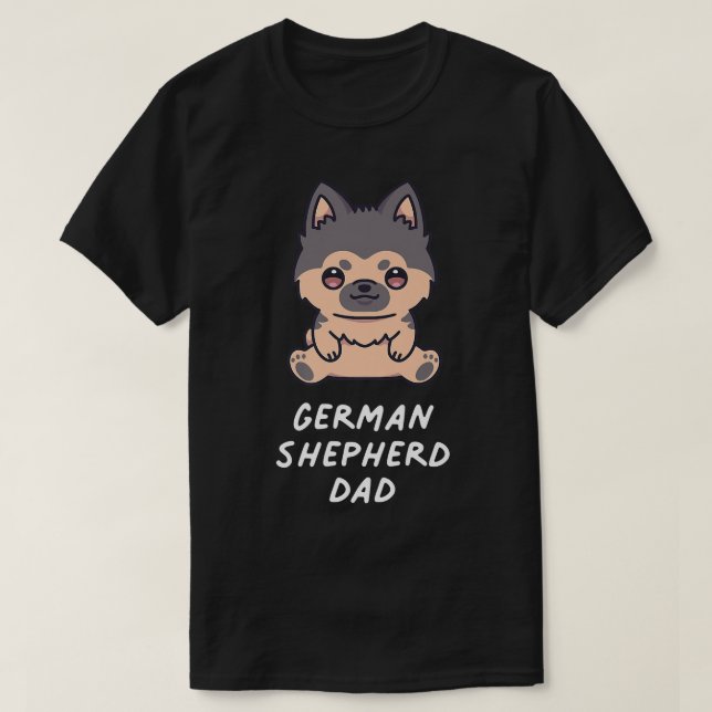 T-shirt Berger allemand Papa Kawaii Anime Propriétaire Amo (Design devant)