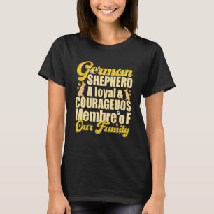 T-shirt berger allemand père protecteur fier de la famille
