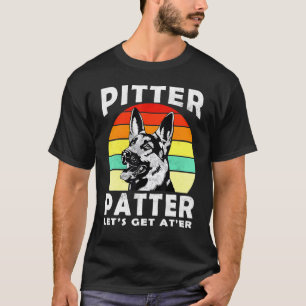 T-shirt Berger Allemand Pitter Patter Vintage Rétro