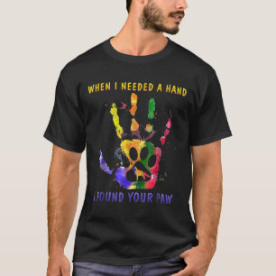 T-shirt Berger Allemand Quand J'Avais Besoin D'Une Main, J