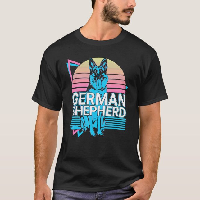 T-shirt Berger Allemand Rétro (Devant)