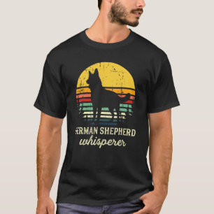 T-shirt Berger allemand rétro Shepard Chien animal de comp
