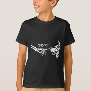 T-shirt Berger allemand Squelette Boop Halloween Pet W
