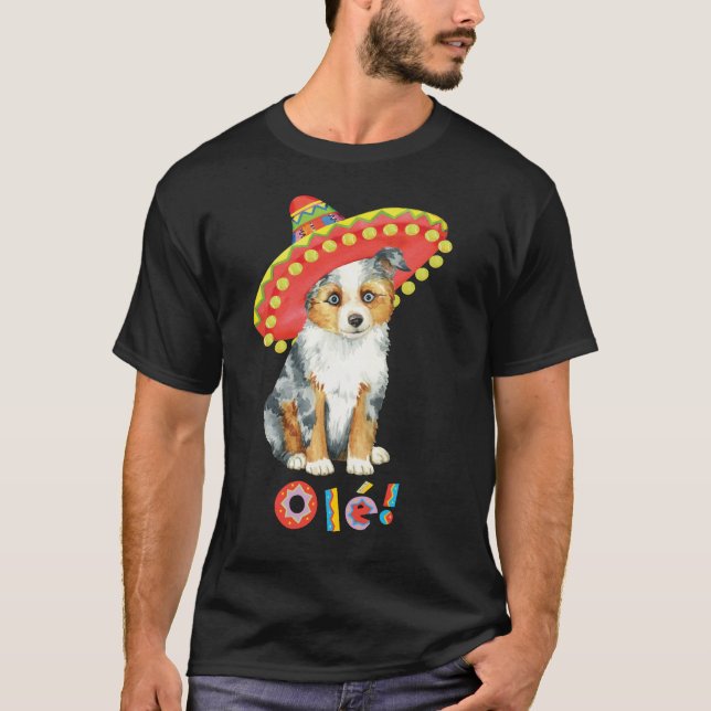 T-shirt Berger américain miniature de fiesta (Devant)